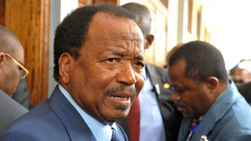 Incumbent Paul Biya ran against 22 other candidates