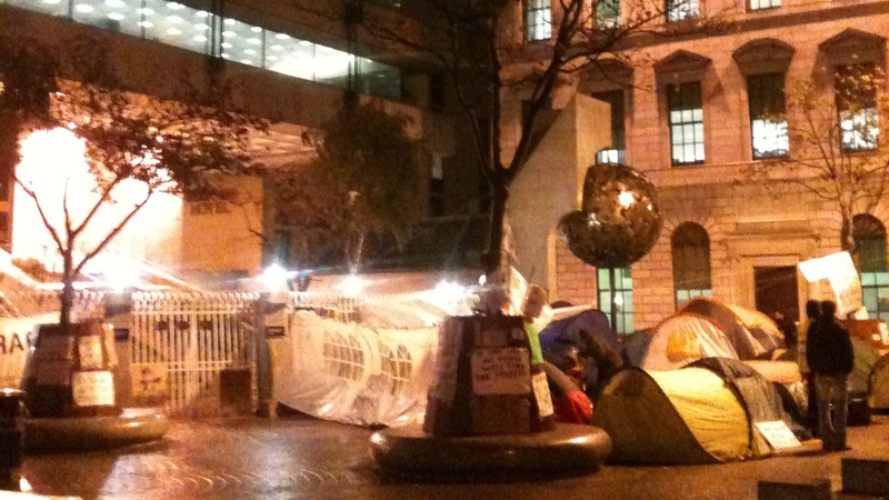 Central Bank in Dublin early this morning (Pic: Ailbhe Conneely)