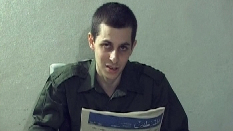 Israeli soldier, Gilad Shalit, captured by Gaza-based militants in 2006