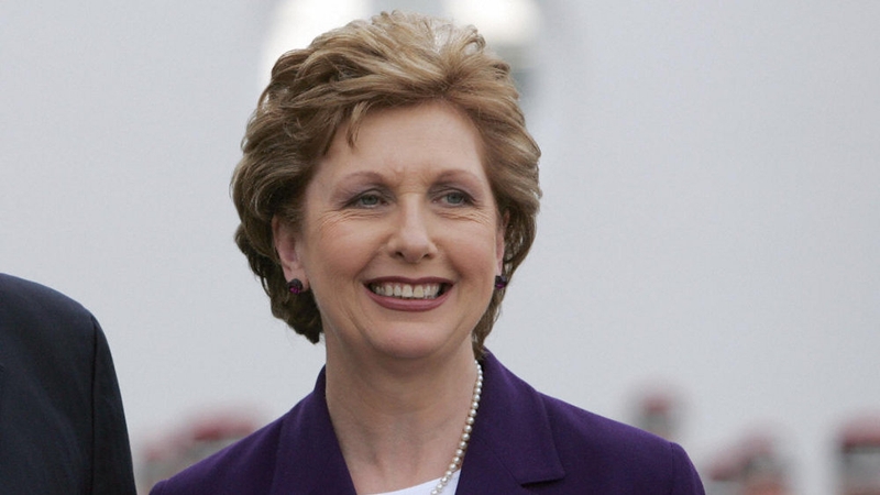 President McAleese is on her final official overseas trip