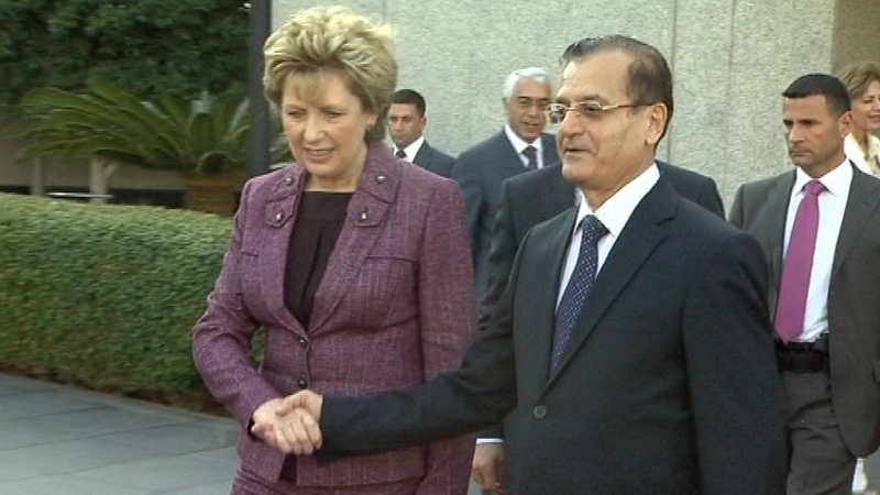 It is President McAleese's final official overseas trip during her term in office