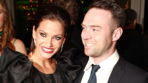 Sarah Harding and on again/off again boyfriend Tom Crane