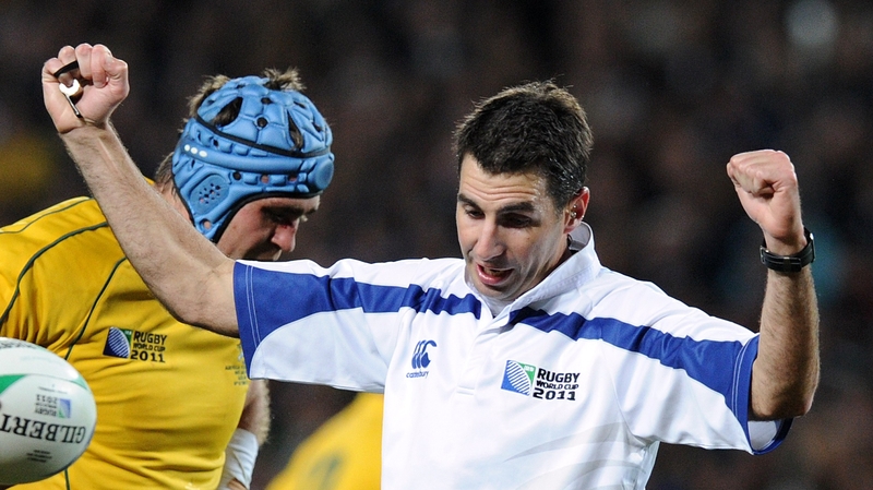 South African Craig Joubert will referee next Sunday's final between New Zealand and France