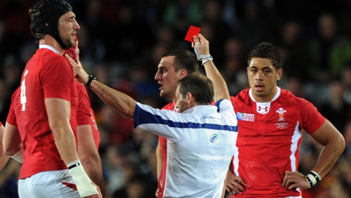 Alain Rolland sent off Sam Warburton in 2011