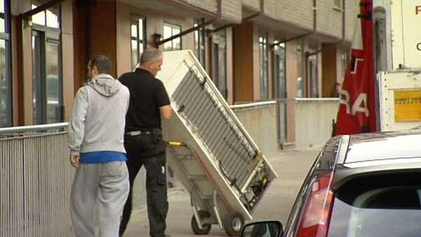 Some residents have already moved belongings out ahead of the evacuation order