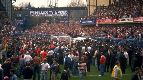 The crush at the stadium left 96 people dead