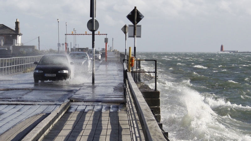 Met Éireann has said strong winds of up to 130 km/h are forecast