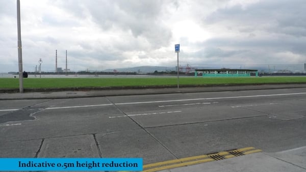 Indicative 0.5m height reduction (Pic: gerrybreen.ie)