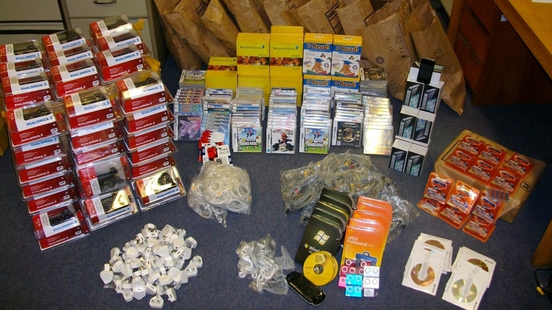 Goods valued at approximately €40,000