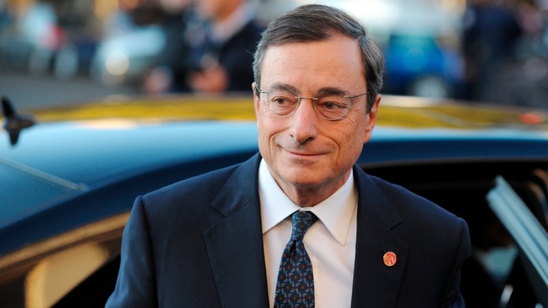 Mario Draghi warns of increased risks to euro zone economy
