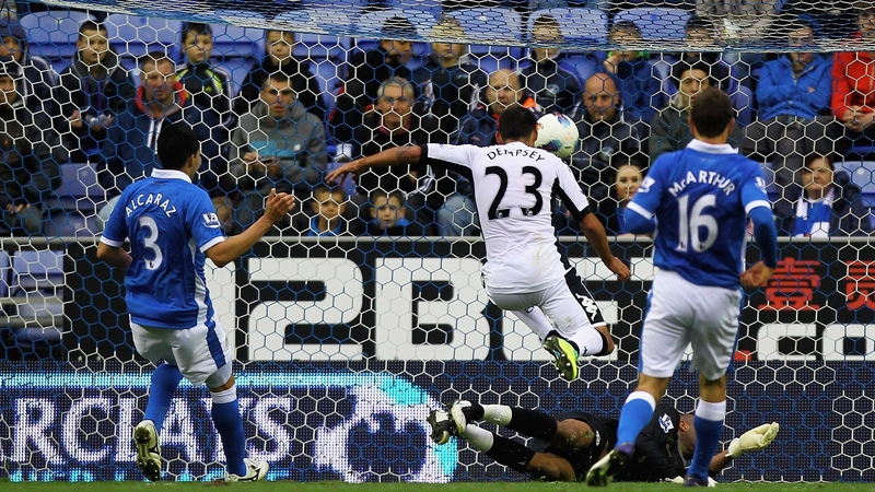 Clint Dempsey - The USA striker blasts home for Fulham in the first half
