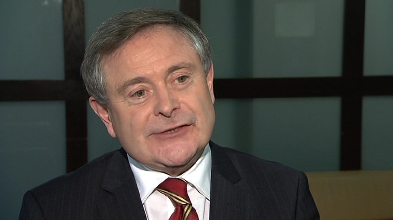 Brendan Howlin has called for a renegotiation of the terms of Ireland's debt