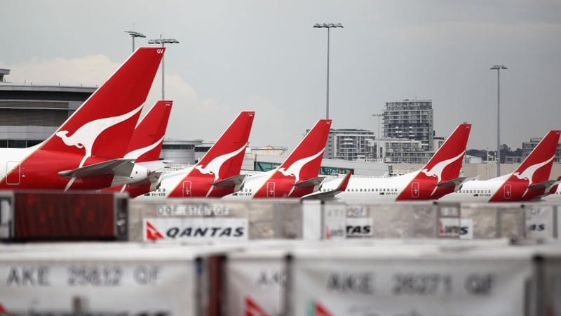Qantas posted a first-half net loss of AU$235m