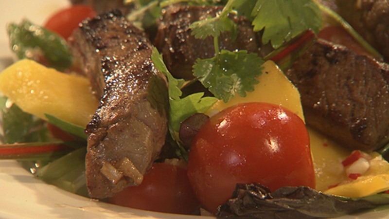 Catherine Fulvio's Vietnamese Beef Salad with a Ginger and Lime Dressing