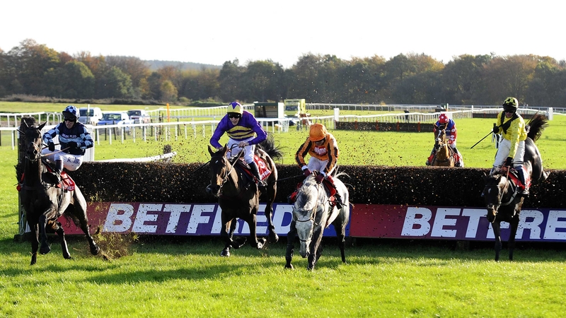 Medermit leads the field over the last in the Exeter feature