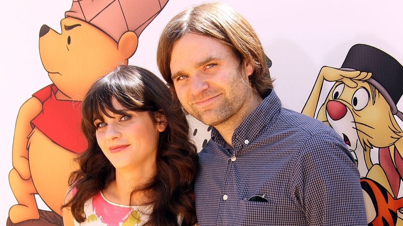 Happier days - Deschanel and Gibbard at Winnie the Pooh premiere