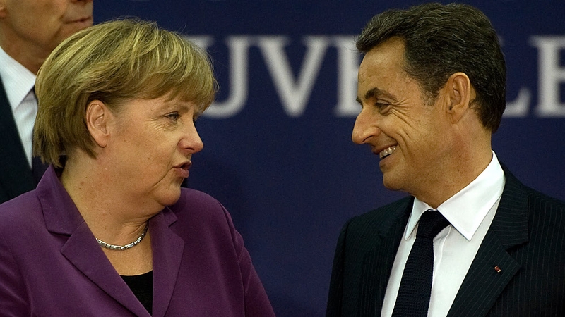 Angela Merkel &amp; Nicolas Sarkozy in crucial meeting