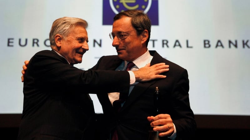 Mario Draghi replaced Jean Claude Trichet last month