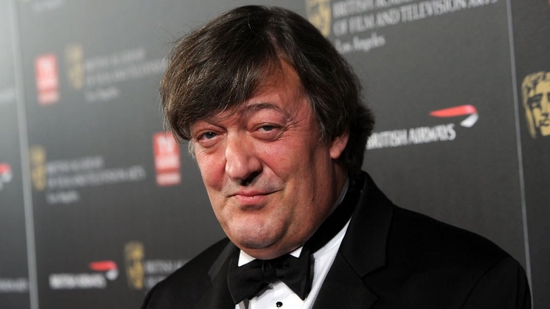 Stephen Fry had left his wallet on the 'sodding plane'