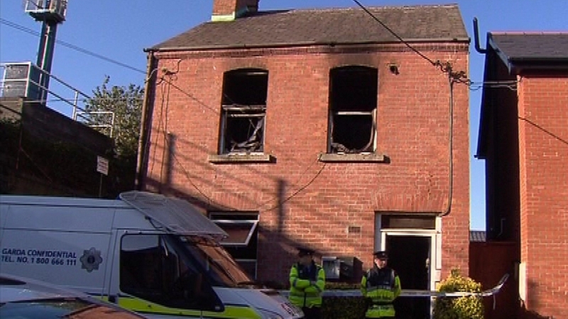 Four people were rescued from the house