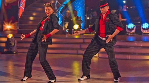 Holly and Artem on last week's show