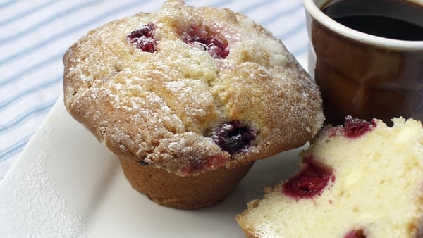 Cranberry and White Chocolate Muffins