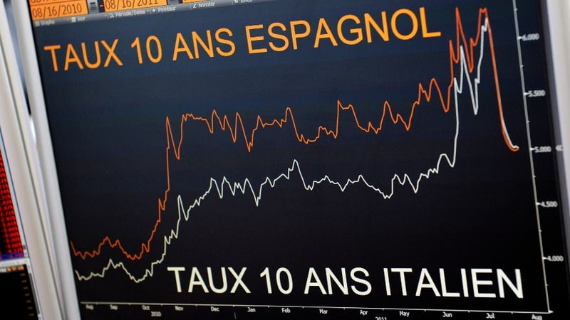 Spain sold €885m in five-year bonds at an average rate of return of -0.286% today