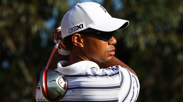 Tiger Woods is still in contention to end a two-year wait for a win