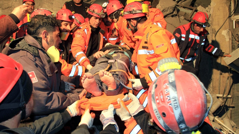 Rescue under way in eastern Turkey