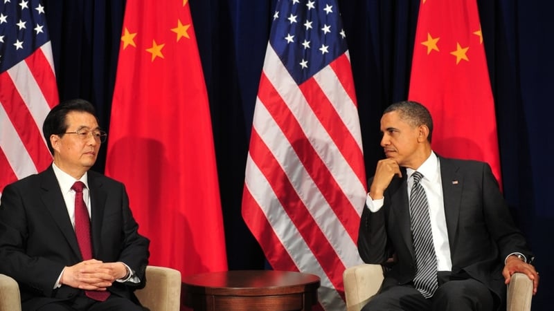 Barack Obama &amp; Hu Jintao met at APEC summit