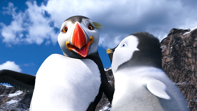Erik looks up to 'flying penguin' Sven