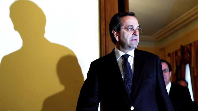 Greek party leaders are required to sign a pledge to stick to austerity measures