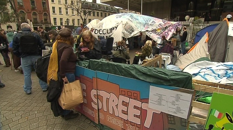 Camp established in solidarity with Occupy Wall Street