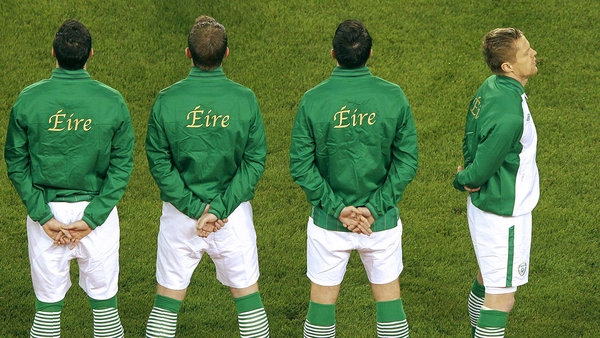 Damien Duff (r) was Ireland's standout performer against Estonia, says Micil Glennon