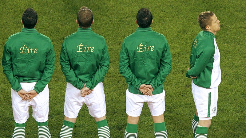 Damien Duff (r) was Ireland's standout performer against Estonia, says Micil Glennon