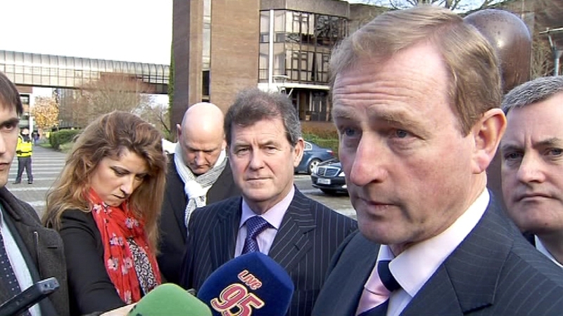 Enda Kenny said people he spoke to would prefer not to see an income tax rise