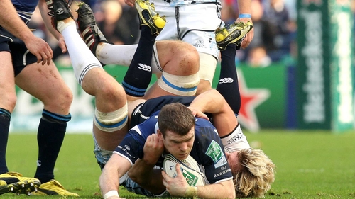 Gordon D'Arcy becomes only the second Leinster player, behind Shane Horgan, to win 200 caps for the province