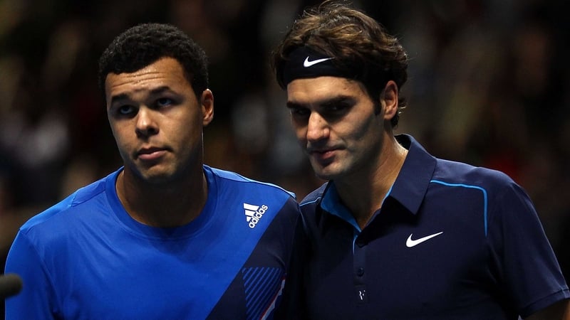 Roger Federer has won 11 of his 15 career meetings with Jo-Wilfried Tsonga