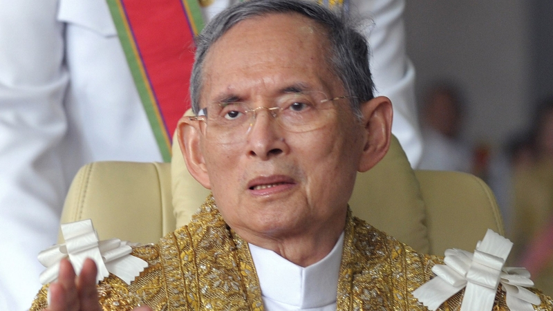 Under Thai law, anyone convicted of insulting the king (pictured), queen, heir or regent faces up to 15 years in prison on each count