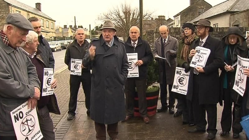 Solicitors staged walkout over move