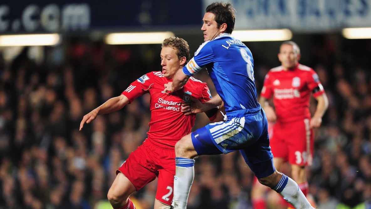 Lucas Leiva was injured at Stamford Bridge in midweek