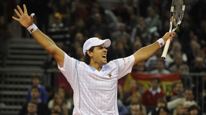David Nalbandian - Part of the doubles team that kept Argentina in the Davis Cup final with a straight sets win over Spain