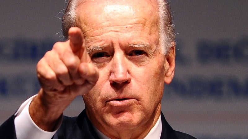 Joe Biden said the US was backing Turkey's position