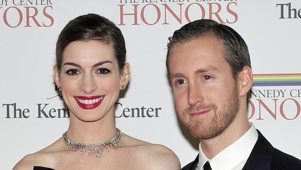 Anne Hathaway and Adam Shulman