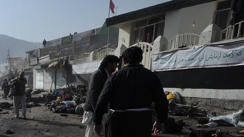 People had gathered to celebrate Ashura in Kabul
