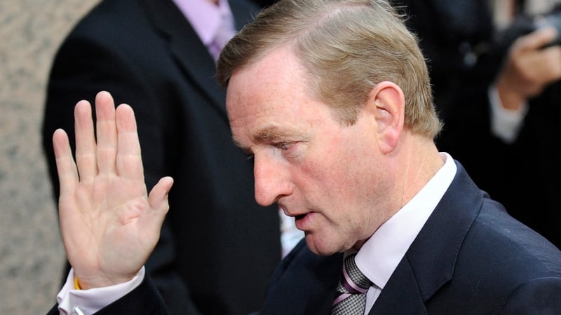 Enda Kenny said the Anglo promissory notes issue was separate to the intergovernmental treaty