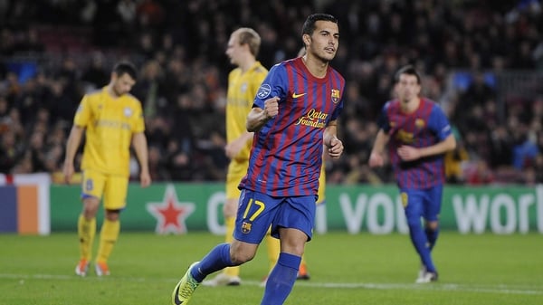Pedro helped an experimental Barcelona side cruise past BATE