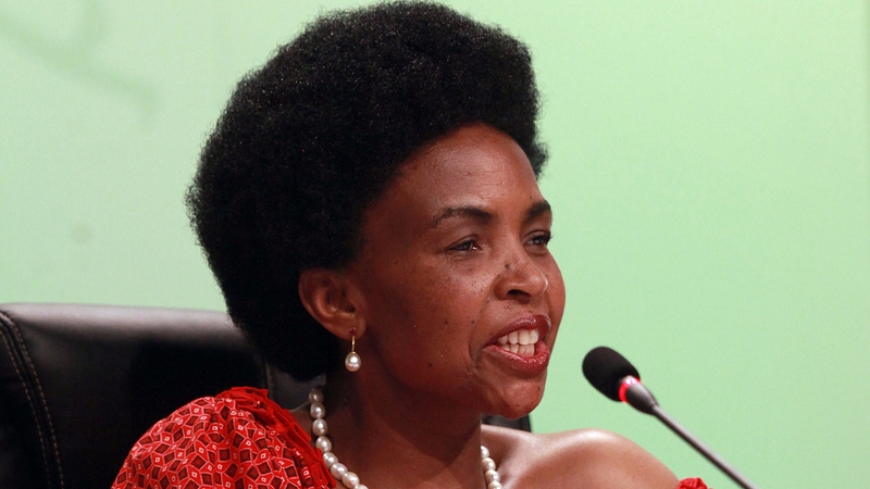 South African Foreign Affairs Minister and President of the 17th Conference of the Parties Maite Nkoana - Mashabane