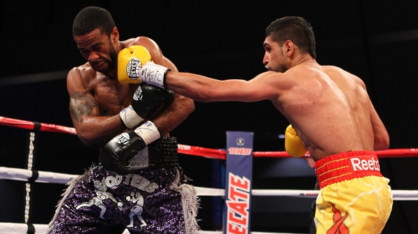 The rematch - Amir Khan and Lamont Peterson could be back in the ring in April