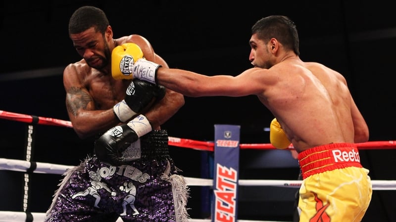 The rematch - Amir Khan and Lamont Peterson could be back in the ring in April